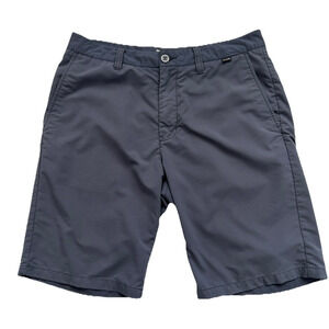 Travis Mathew Chino Shorts Mens 32 Blue Pockets 11" Inseam Performance Golf